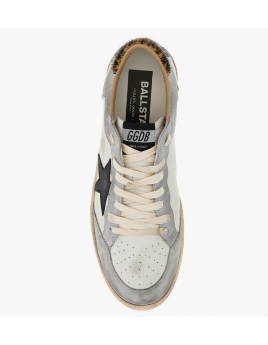 Sneakers GOLDEN GOOSE, Two-tone leather and suede Ball Star - GMF00327F00874012525