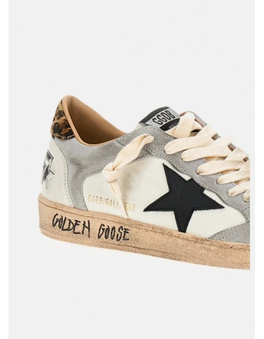 Sneakers GOLDEN GOOSE, Two-tone leather and suede Ball Star - GMF00327F00874012525