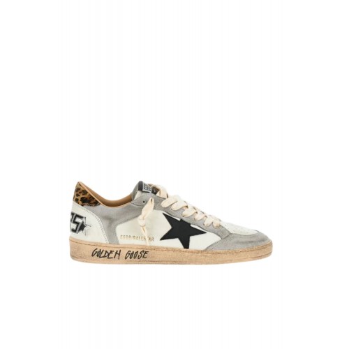 Sneakers GOLDEN GOOSE, Two-tone leather and suede Ball Star 