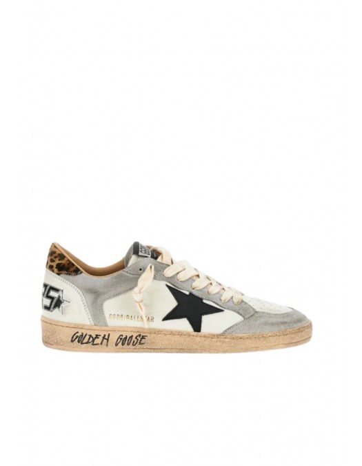 Sneakers GOLDEN GOOSE, Two-tone leather and suede Ball Star - GMF00327F00874012525