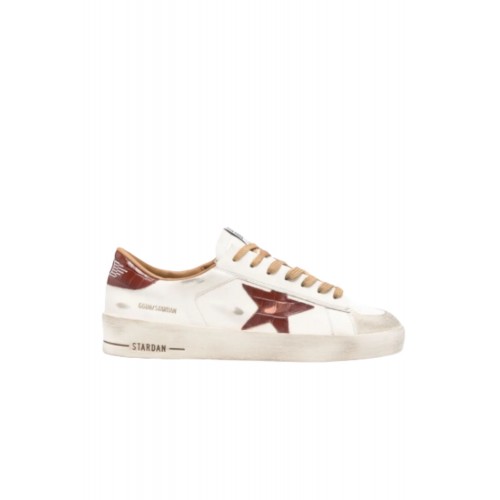 Sneakers GOLDEN GOOSE, Stardan leather star-motif sneakers