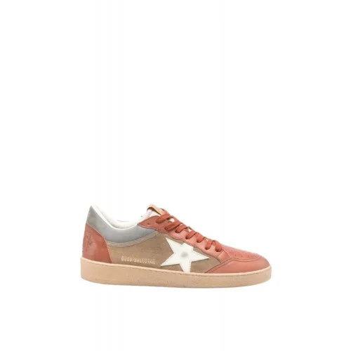 Sneakers GOLDEN GOOSE, Brown leather Ball Star sneakers