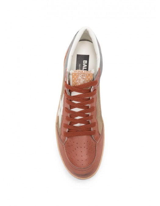 Sneakers GOLDEN GOOSE, Brown leather Ball Star sneakers - GMF00832F00873455805
