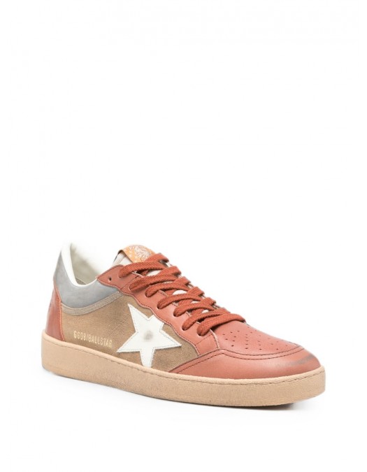 Sneakers GOLDEN GOOSE, Brown leather Ball Star sneakers - GMF00832F00873455805