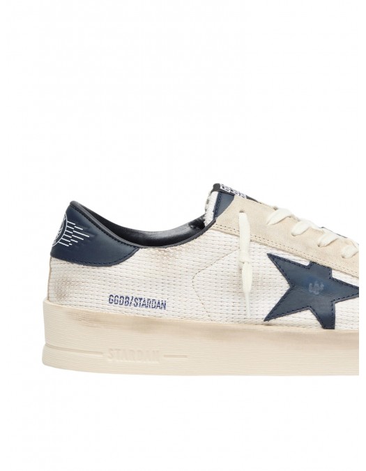 Sneakers GOLDEN GOOSE, suede and fabric Stardan sneakers, Cream - GMF01089F00853715961