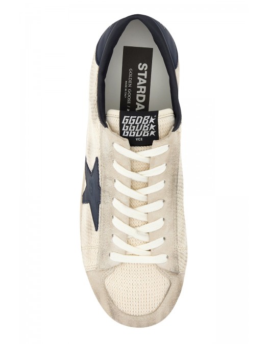 Sneakers GOLDEN GOOSE, suede and fabric Stardan sneakers, Cream - GMF01089F00853715961