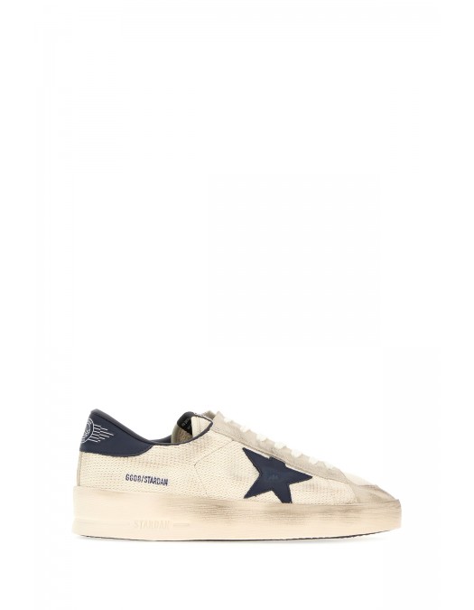 Sneakers GOLDEN GOOSE, suede and fabric Stardan sneakers, Cream - GMF01089F00853715961