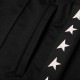 Pantaloni Golden Goose, White Star Print, Black - GMP00877P00052180203