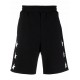 Pantaloni scurti Golden Goose, Cotton, White Stars, Black - GMP00878P00053280203