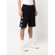 Pantaloni scurti Golden Goose, Cotton, White Stars, Black - GMP00878P00053280203