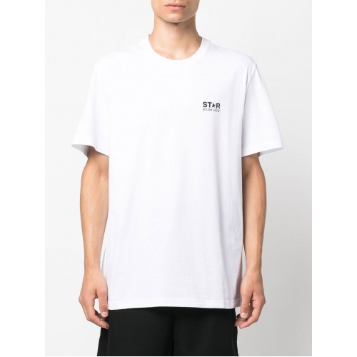 Tricou Golden Goose, Back Black Star, White Tricou Golden Goose, Back Black Star, White