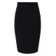 FUSTA ELISABETTA FRANCHI, Midi, Bow Detailing, Black - GO11852E2110