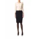 FUSTA ELISABETTA FRANCHI, Midi, Bow Detailing, Black - GO11852E2110