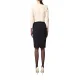 FUSTA ELISABETTA FRANCHI, Midi, Bow Detailing, Black - GO11852E2110