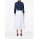 FUSTA ELISABETTA FRANCHI, Belted Satin, Long, Elegant, White - GO12152E2100 FUSTA ELISABETTA FRANCHI, Belted Satin, Long, Elegant, White - GO12152E2100