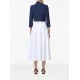 FUSTA ELISABETTA FRANCHI, Belted Satin, Long, Elegant, White - GO12152E2100 FUSTA ELISABETTA FRANCHI, Belted Satin, Long, Elegant, White - GO12152E2100