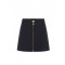 Fusta ELISABETTA FRANCHI, Miniskirt in double layer stretch crêpe fabric