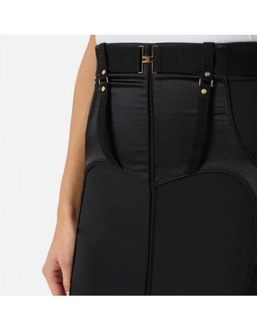 Fusta ELISABETTA FRANCHI, Bustier skirt in lightweight crêpe and satin fabrics - GO14862E2110