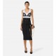 Fusta ELISABETTA FRANCHI, Bustier skirt in lightweight crêpe and satin fabrics - GO14862E2110