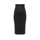 Fusta ELISABETTA FRANCHI, Bustier skirt in lightweight crêpe and satin fabrics - GO14862E2110