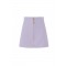 Fusta ELISABETTA FRANCHI, Miniskirt in double layer stretch crêpe fabric, Mov