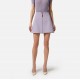 Fusta ELISABETTA FRANCHI, Miniskirt in double layer stretch crêpe fabric, Mov - GO15061E2EV7