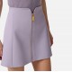 Fusta ELISABETTA FRANCHI, Miniskirt in double layer stretch crêpe fabric, Mov - GO15061E2EV7