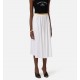 Fusta ELISABETTA FRANCHI, Stretch cotton skirt with jewel detail - GO16061E2100