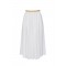 Fusta ELISABETTA FRANCHI, Stretch cotton skirt with jewel detail