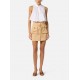Fusta ELISABETTA FRANCHI, Cotton gabardine miniskirt with cargo pockets - GO16961E2470