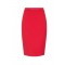 Fusta ELISABETTA FRANCHI, Skirt in stretch double-layer crêpe fabric with jewel detail