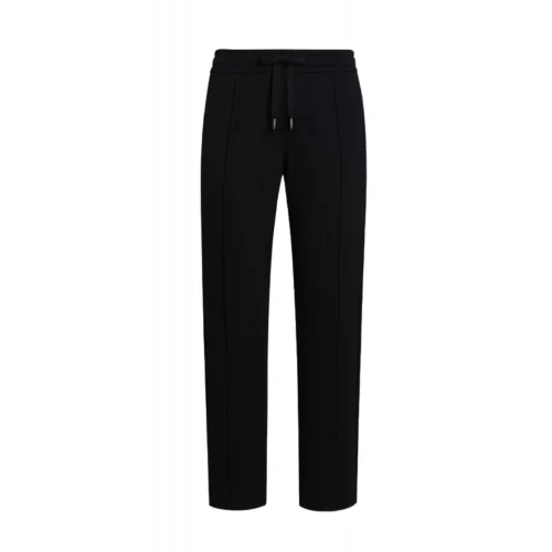 Pantaloni DOLCE & GABBANA, jogging in jersey, Negru