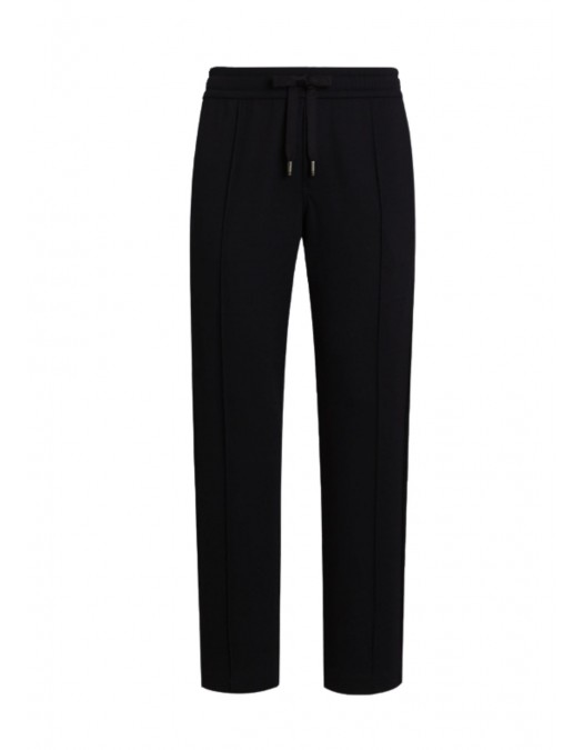 Pantaloni DOLCE & GABBANA, jogging in jersey, Negru - GP17YTG7Q1AB0665