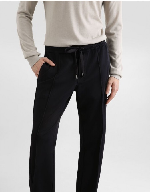 Pantaloni DOLCE & GABBANA, jogging in jersey, Negru - GP17YTG7Q1AB0665