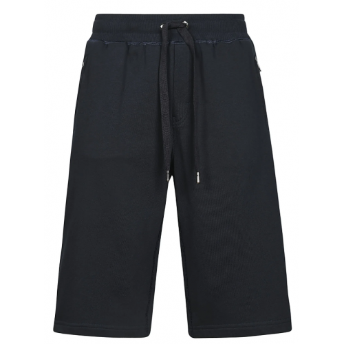 Pantaloni scurti DOLCE AND GABBANA, Logo Metalic Argintiu