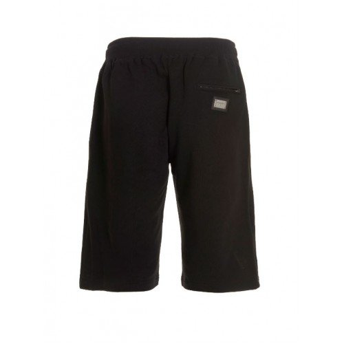 Pantaloni scurti DOLCE AND GABBANA, Logo Metalic Argintiu