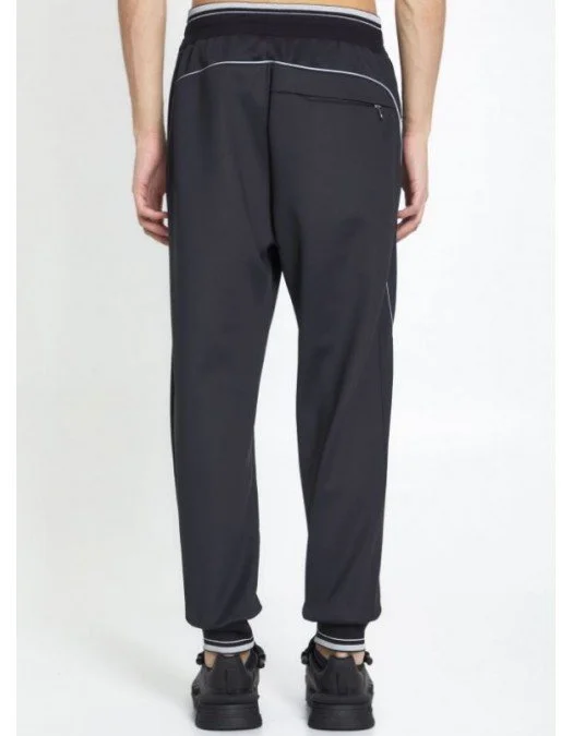 Pantaloni DOLCE & GABBANA, Cu logo, Negru - GVSCAZFUGK6N0000 Pantaloni DOLCE & GABBANA, Cu logo, Negru - GVSCAZFUGK6N0000
