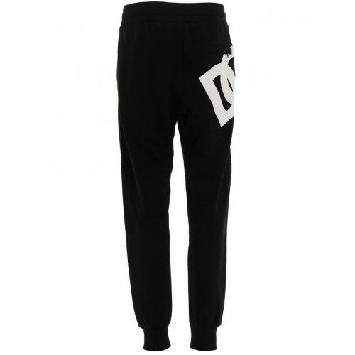 Pantaloni DOLCE & GABBANA, Logo pe spate, Negru