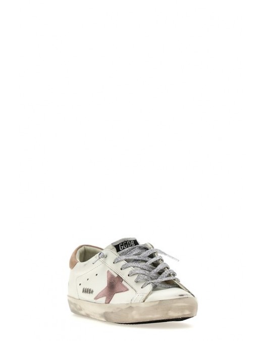 Sneakers Golden Goose, Super Star, Used Details, Pink Insert - GWF00101F005355116911