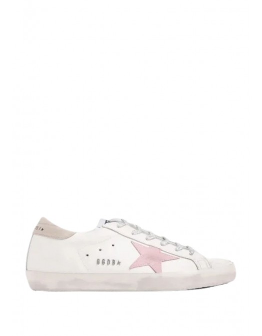 Sneakers Golden Goose, Super Star, Pink Details, White - GWF00101F00535511691