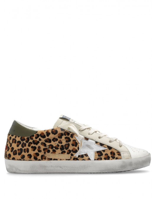 Sneakers Golden Goose, Super-Star Classic, Animal Print, Brown - GWF00101F00611782703