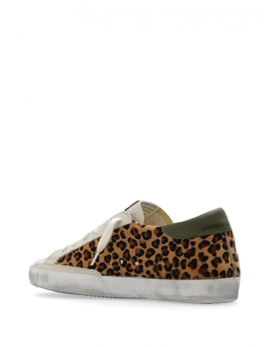 Sneakers Golden Goose, Super-Star Classic, Animal Print, Brown - GWF00101F00611782703