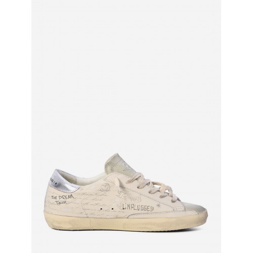 Sneakers Golden Goose, Superstar, Worn Effect, Words, Beige Sneakers Golden Goose, Superstar, Worn Effect, Words, Beige