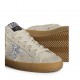 Sneakers GOLDEN GOOSE, Super-star in suede with glitter star and leather heel tab - GWF00101F00720215751