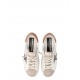 Sneakers GOLDEN GOOSE, Super Star Leather Upper And Heel Suede Toe Glitter Star - GWF00101F00871912524