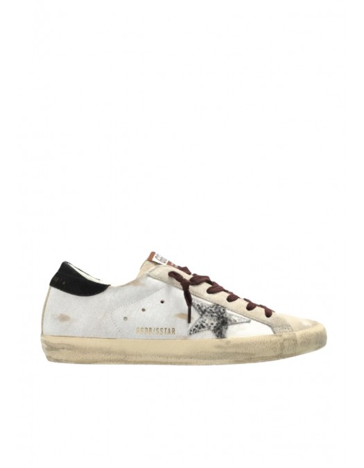 Sneakers GOLDEN GOOSE, Super-Star Animal-Print ecru - GWF00101F00874612526