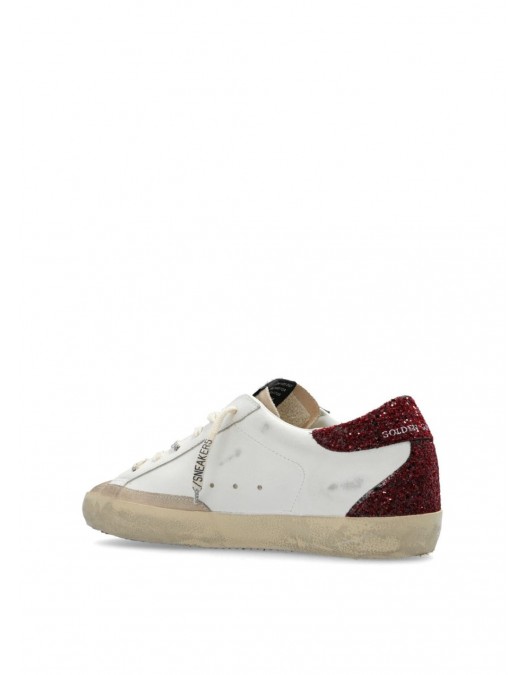 Sneakers Golden Goose, Super Star, Red Details, White - GWF00102F006161827108