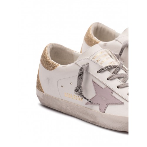 Sneakers Golden Goose, Superstar, Gold Sparkling, White Sneakers Golden Goose, Superstar, Gold Sparkling, White