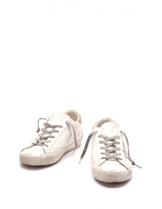 Sneakers Golden Goose, Superstar, Gold Sparkling, White - GWF00102F00684212151