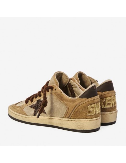 Sneakers GOLDEN GOOSE,  Ball Star Brown  sneakers, Camel - GWF001034F00806715400